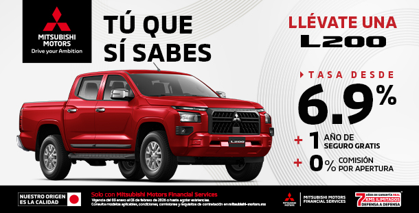 Estrena una L200 GLX TM 4X4 DSL 2025