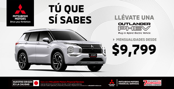 Estrena una Outlander PHEV 2025